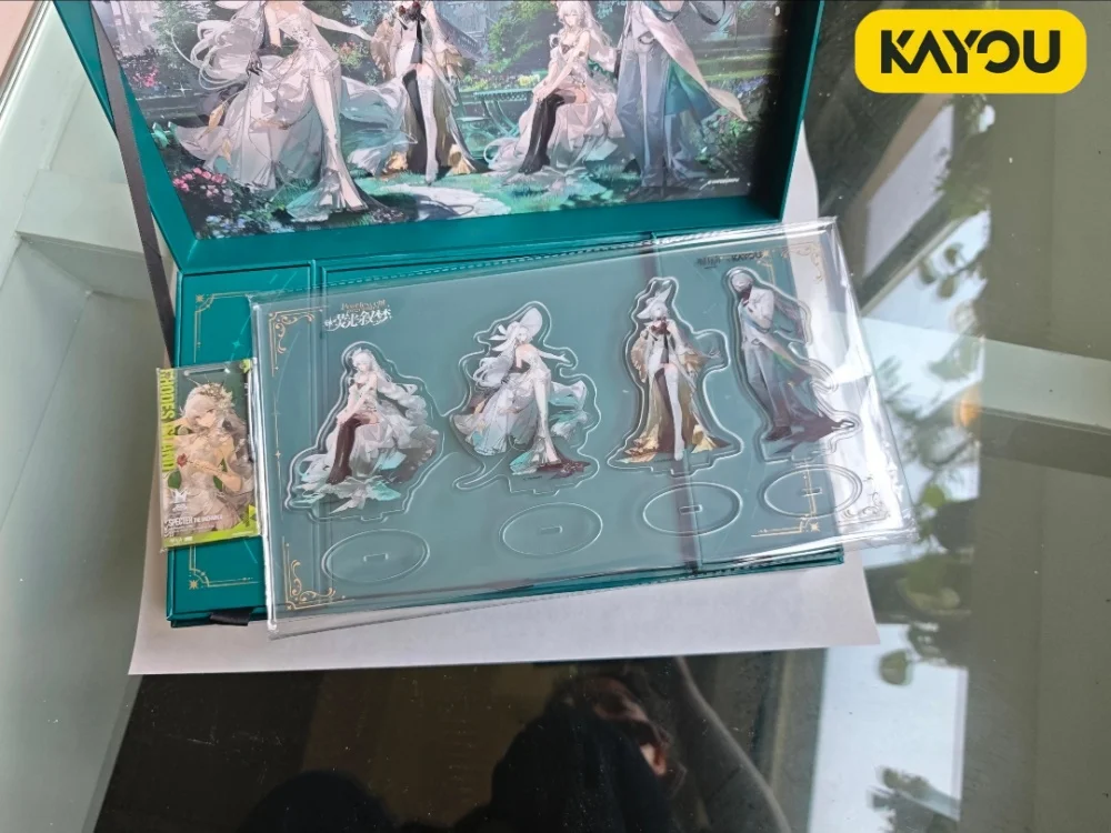 Kayou Arknights Official Genuine Collection Gift Box Acrylic Stand Sticker Art Card Anime Merchandise For Anime Collectors