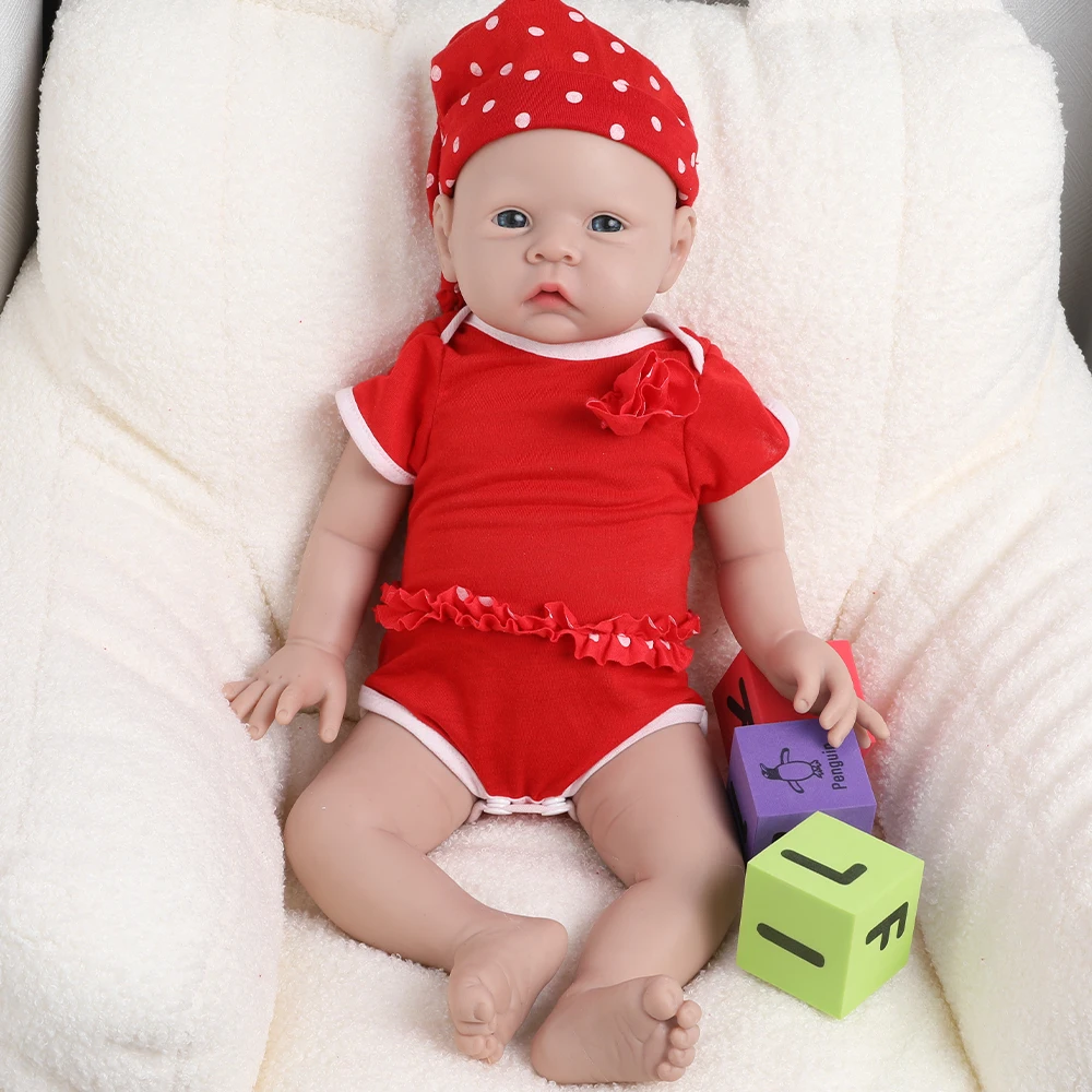 IVITA WG1521 20inch 3800g Silicone Reborn Baby Doll Realistic Newborn Baby Doll Lifelike Soft Unpainted DIY Blank Children Toys