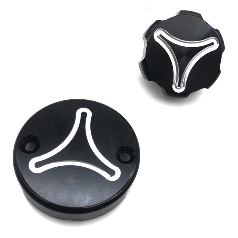 Motorcycle Brake Fluid Reservoir Liquid Protective Cap Cover For Ducati 748 916 PANIGALE V4 HYPERMOTARD 950 Black