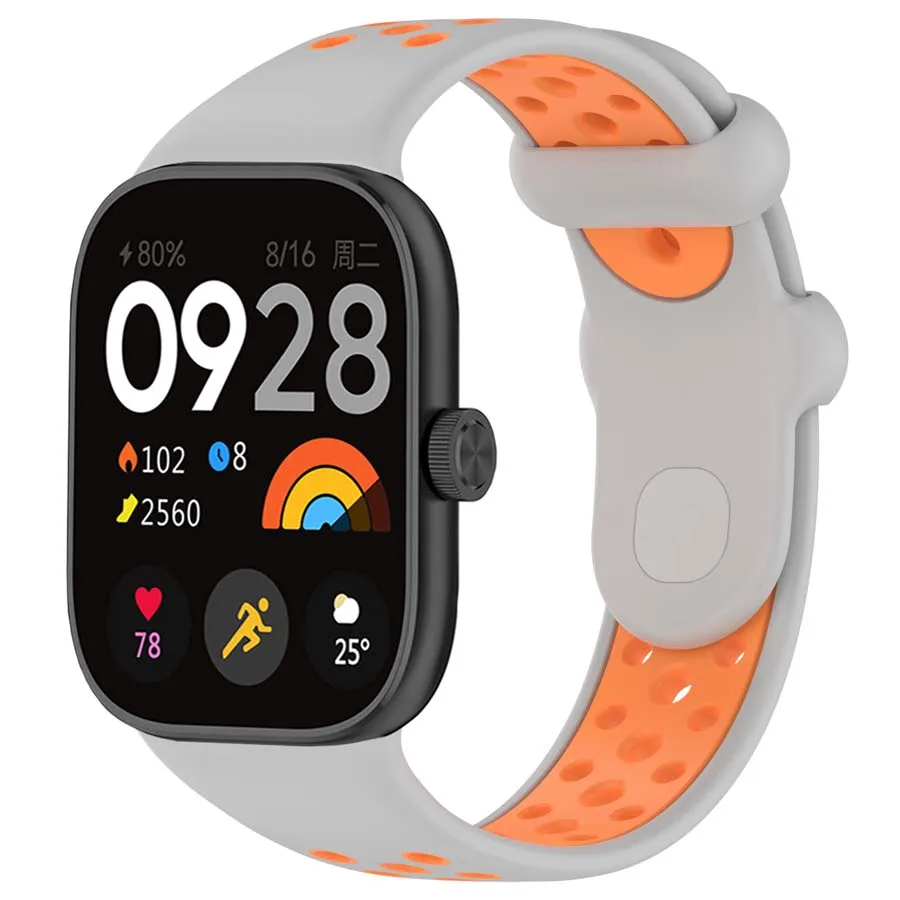 Correa deportiva de silicona para reloj Redmi 4, accesorios de correa, pulsera de repuesto para Xiaomi Mi Band 8 Pro