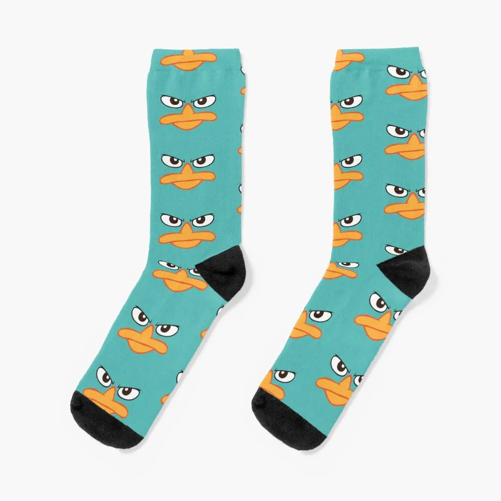 

Perry the Platypus Mask Socks mens tennis funny man socks new in Men's socks