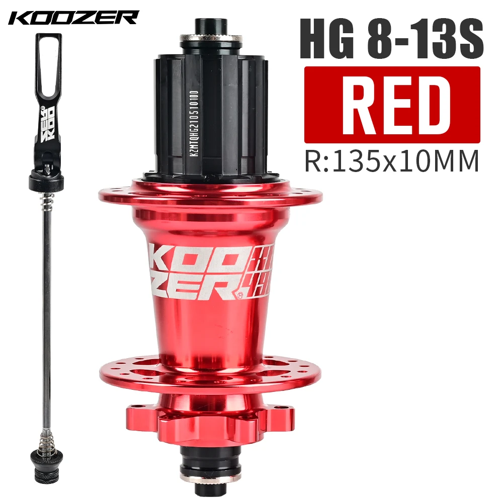 KOOZER XM490 PRO disc card brake MTB mountain bike hub 4 bearing bicycle hubs 32 Holes support 8/9/10/11 speed rear or front hub