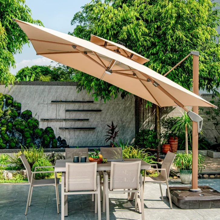 

Low MOQ Factory Outlet Outdoor Patio Umbrella 13 Years Professional Manufacturer Garden Parasol Hotel/Restaurant Sunshade
