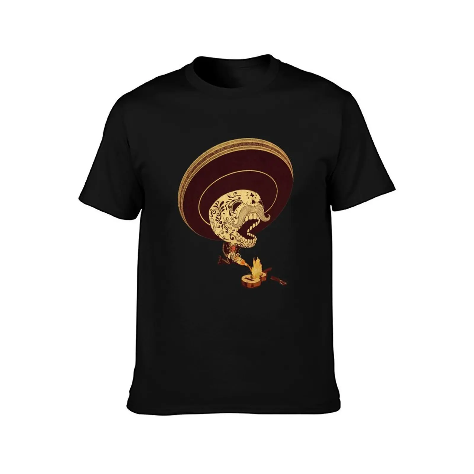 Monterrey Fire T-Shirt, Summer Casual Cotton Tee, Oversized Streetwear Tops, Vintage Graphic Print, Loose Fit Short Sleeve