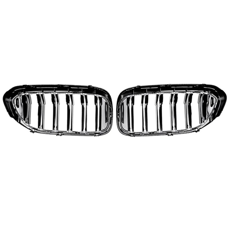 

Car Front Bumper Racing Grille Double Slat Kidney Grill For BMW 5 Series G30 G31 520I 530I 540I M5 2017-2020
