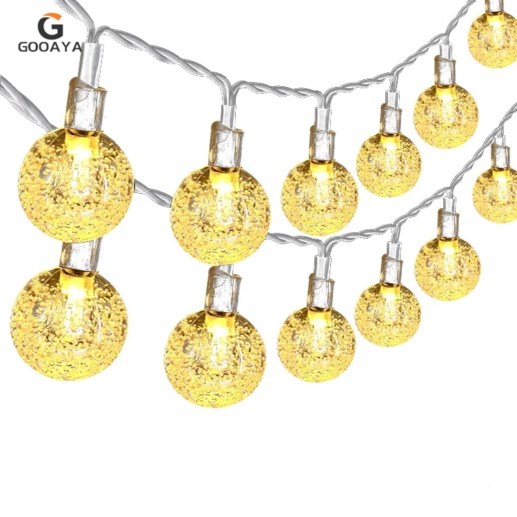 USB Fairy Lights 6m LED Ball Snowflake Star Christmas String Light Garland USB Powered For home capodanno decorazione Navidad