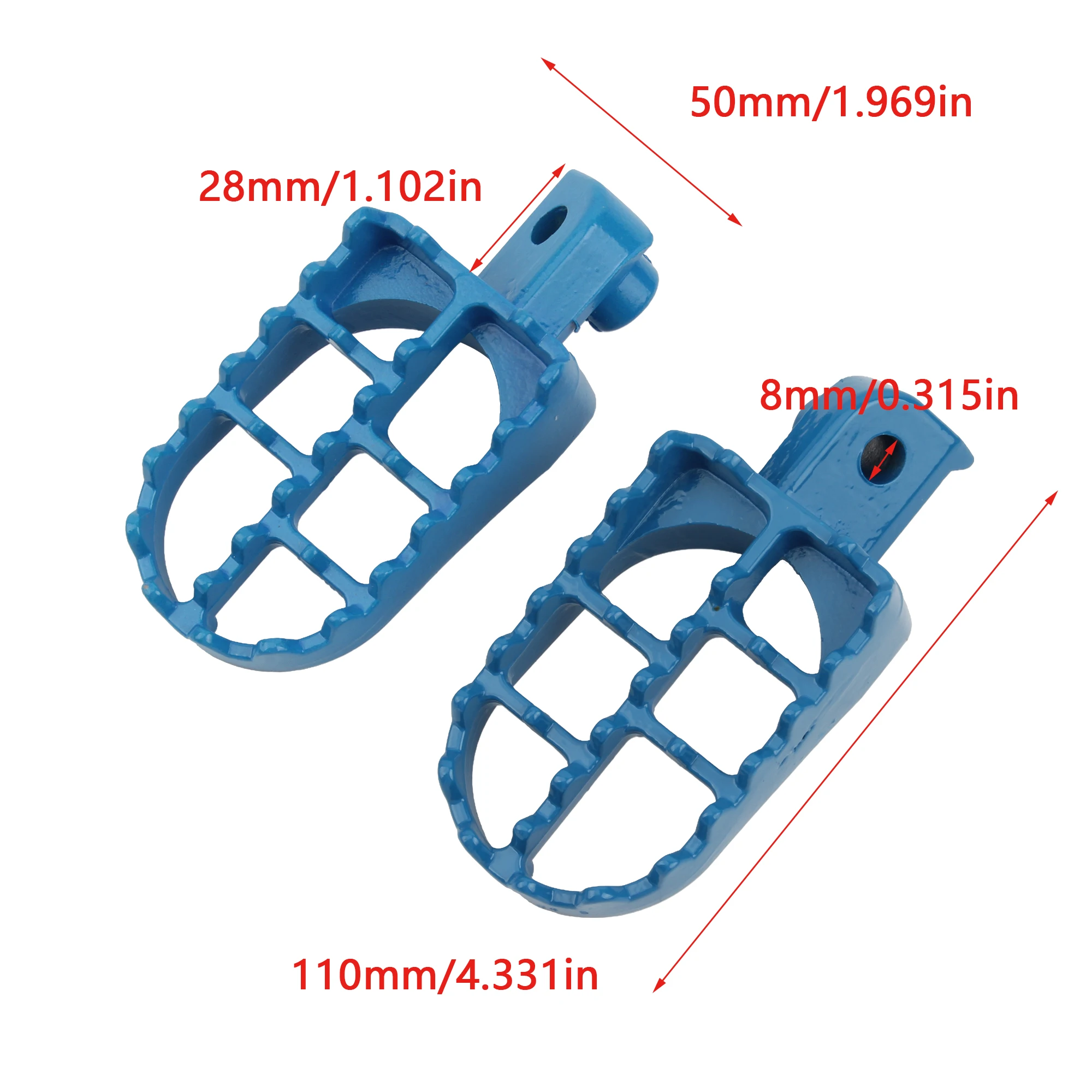 Motorcycle Aluminum Alloy Foot Pegs Footrests For KTM Honda Yamaha Suzuki Dirt Pit Bike Motocross Modified Pedal Parts