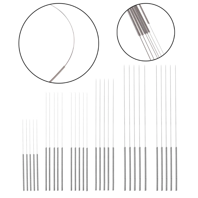 5PCS 3D เครื่องพิมพ์ชิ้นส่วนโลหะสแตนเลสสตีลหัวฉีดทำความสะอาดเข็ม Mata Bor 0.2/0.25มม.สำหรับ J-Head Hotend หัวฉีด