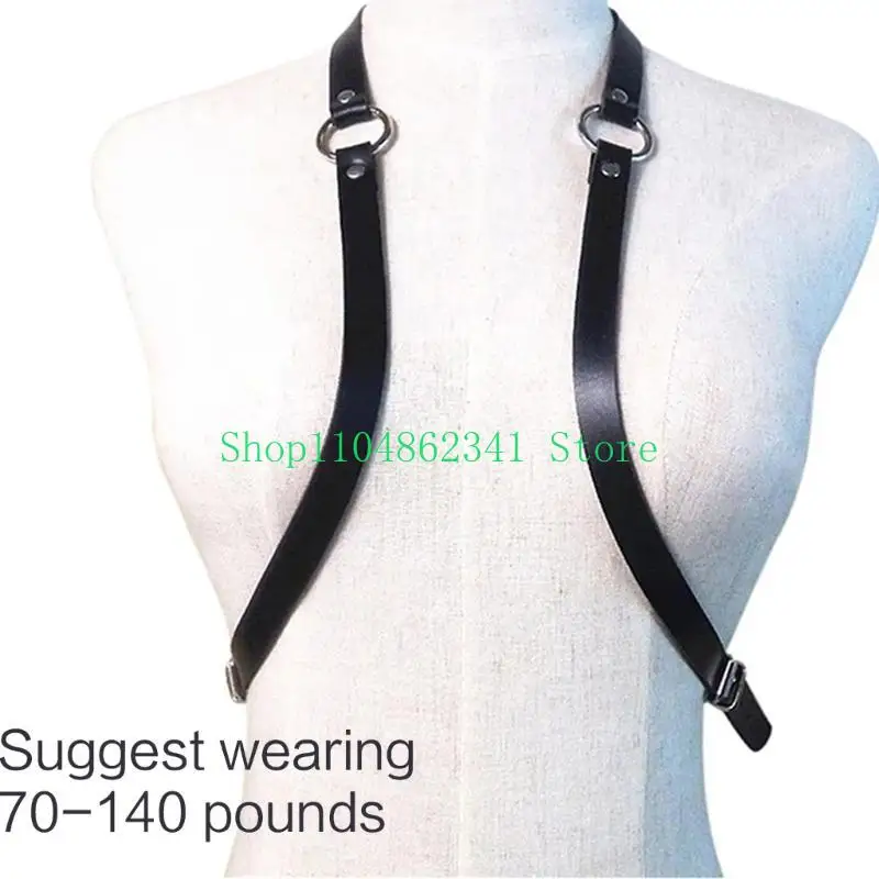 Accessori per il corpo da rocciale 5ASD Catena del corpo del cablaggio punk per uomini Catene toraciche gotiche catene cavi