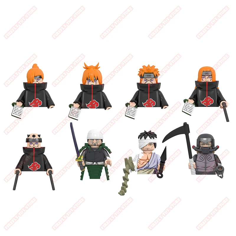 Naruto Animation Game Peripheral Toys Karin Sasuke Itachi Kimimaro Shikamaru Mitsuki Ino Anime Acchion Model Figuren Kocchion