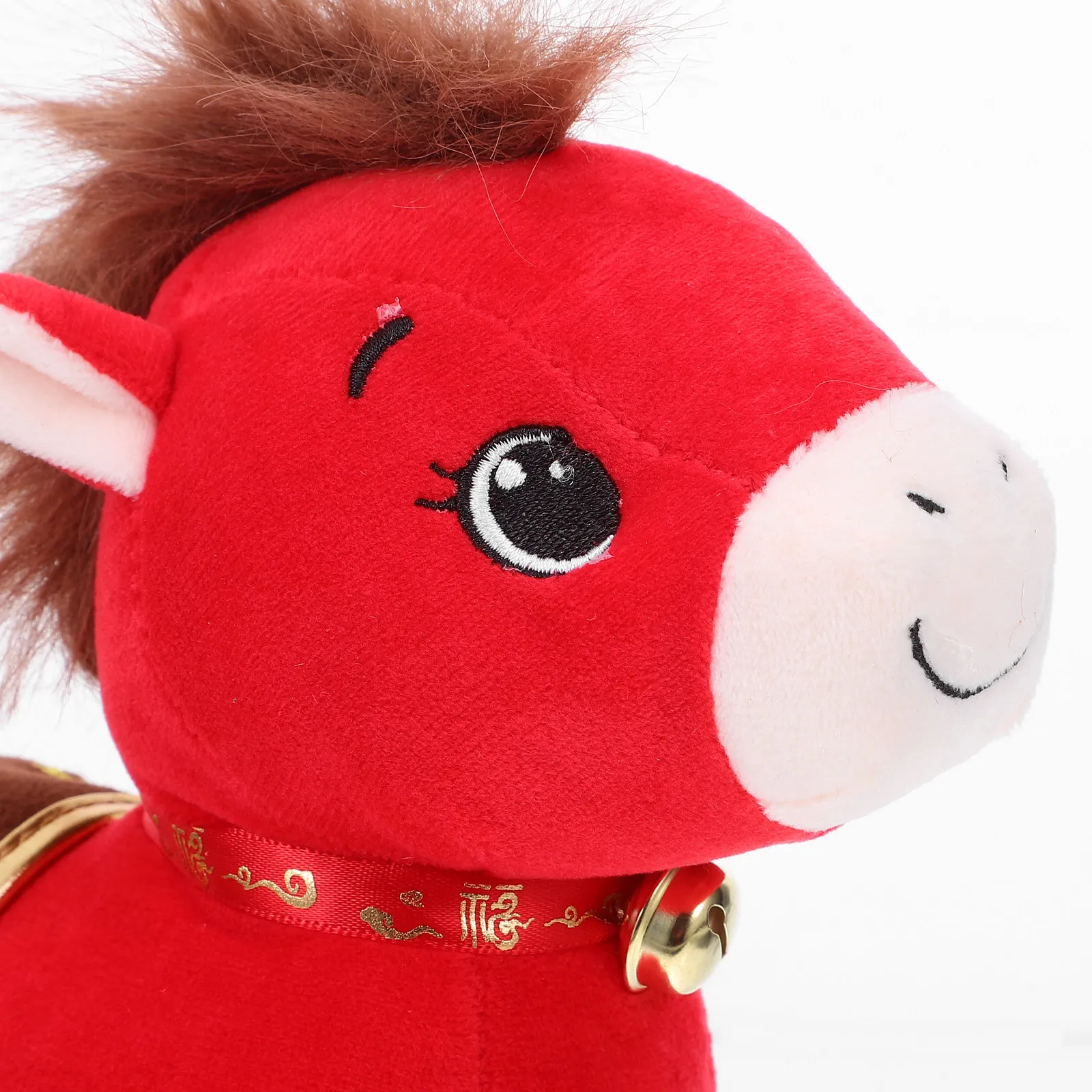 Mascotte del Cavallo dello Zodiaco per il Capodanno Cinese, Peluche Morbido da 20 Cm per la Festa di Primavera 2026, Decorazione Anno del Cavallo