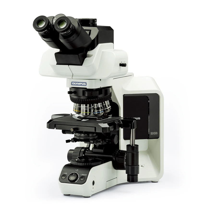 Binocular Electronic Olympus BX53 Semi-Motorized Fluorescence Microscope 7