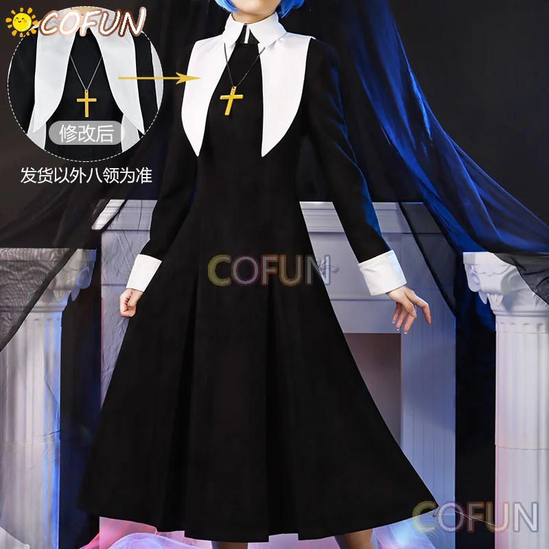 [Customized] A Piece of Blue Glass Moon Elesia Cosplay Costume Halloween Anime Ciel Outfits Women Black Dress