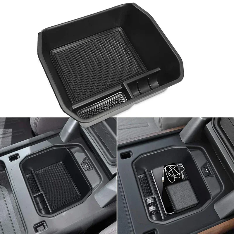 

For Land Rover Defender 90 110 2020-2021 Center Console Armrest Storage Box Interior Storage Container Tray Accessories