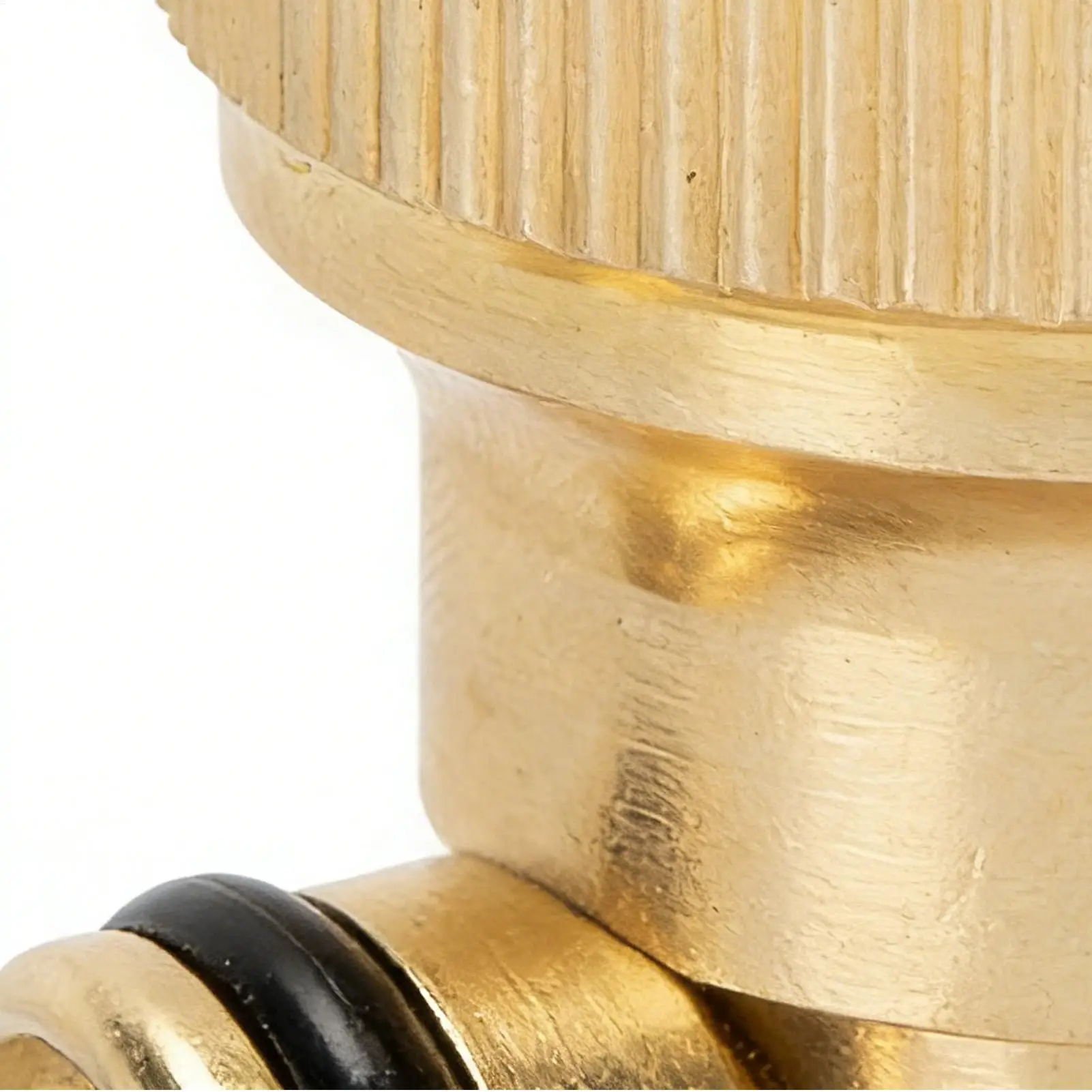 Garden Hose Fittings 2 Piece Brass 1/2 And 3/4 Inch Washing Machine Hose Connectors For Washing Machine Pressure Washer Car Wash