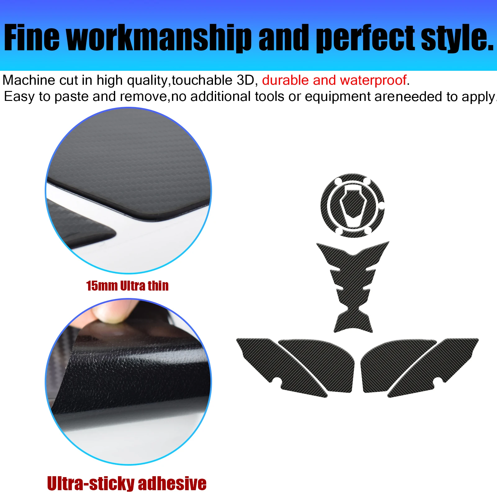 Motorrad Anti Slip Heizöl Tank Pad Seite Knie Grip Aufkleber Schutz Aufkleber Pads Für BMW G310 RR 2023 2024 2025G 310RR