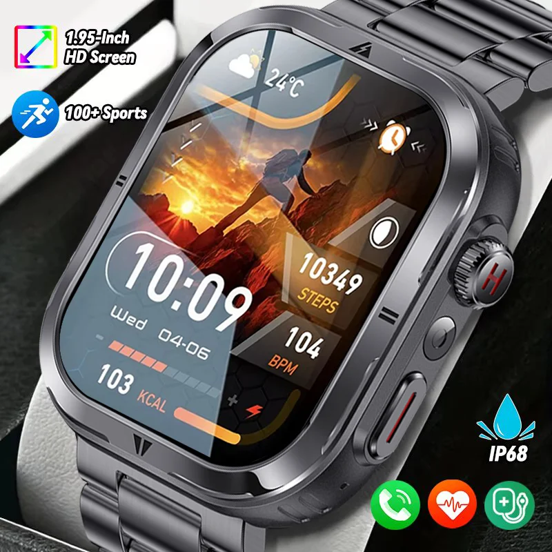 

2026 New LED Men's Smartwatch Bluetooth Talking Smartwatch Multi Sport Mode Health Monitor Outdoor Sport Smart Watch For Android