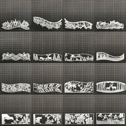 20 kinds Christmas flower frame Metal Cutting Dies Stencils For DIY Scrapbooking Decorative Embossing Handcraft Die CutsTemplate