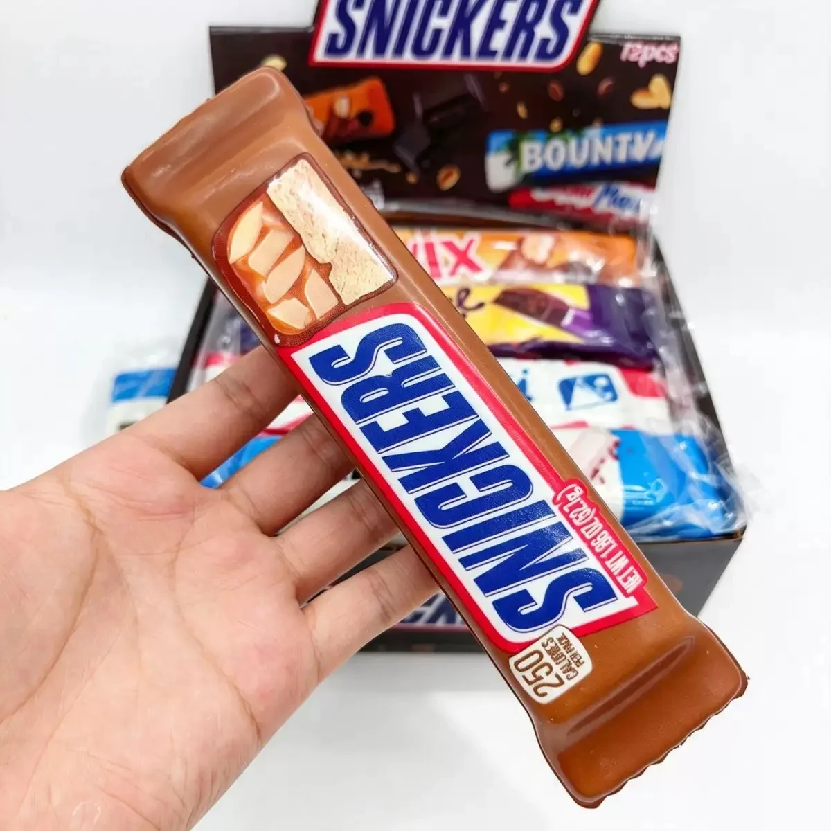 2026 New Candy Bar Squishy Blind Box Realistic Fake Chocolate Slow‑Rising Squeeze Toy Stress Relief Fidget Gift for Teens - view 3
