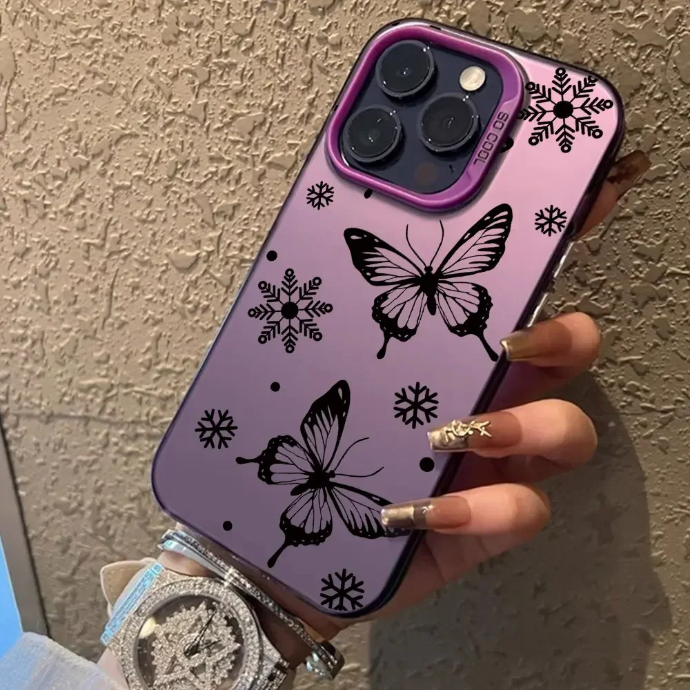 For Vivo Y28 4G 5G Y36i Case Soft Silicone IMD Shockproof Protector Colorful For VIVO Y36I Y 28 Back Cover Butterfly Fundas