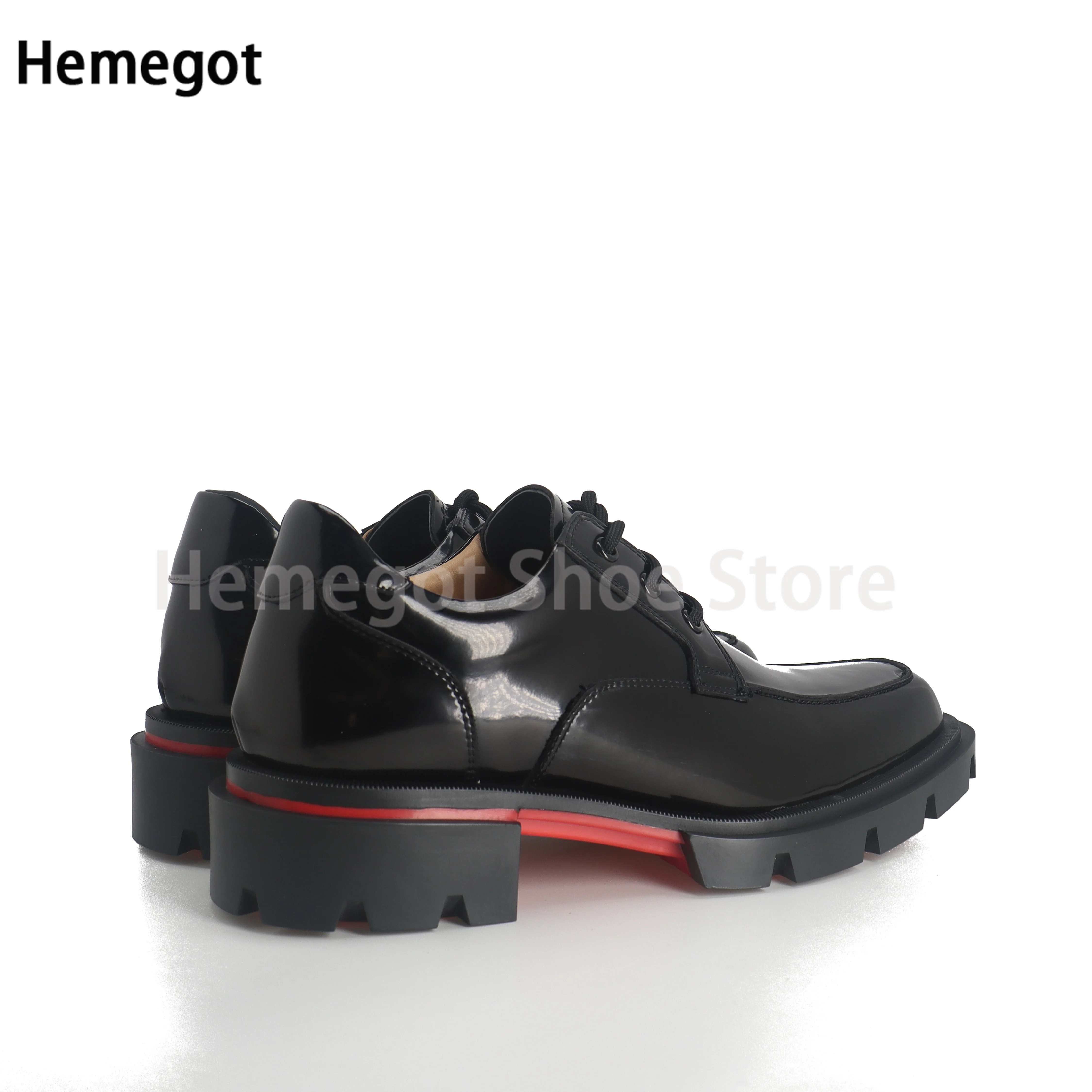 Men Lace-Up Thick Bottom Shoes Formal Leather Shoes Genuine Leather Breathable Heightening Shoes Men Shoes Cow Leather Shoes