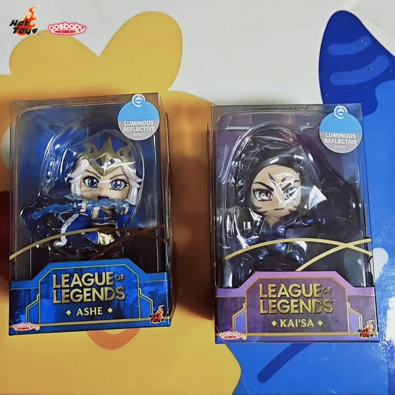 Официальный оригинальный коллекционный подарок Hot Toys Cosbaby по мотивам аниме ﻿ Мини-фигурка League of Legends: Кай'са/Эш с эффектом светового отражения