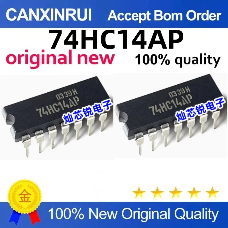 

（100 pieces）TC74HC14AP 74HC14AP DIP14 franchise 74 heads