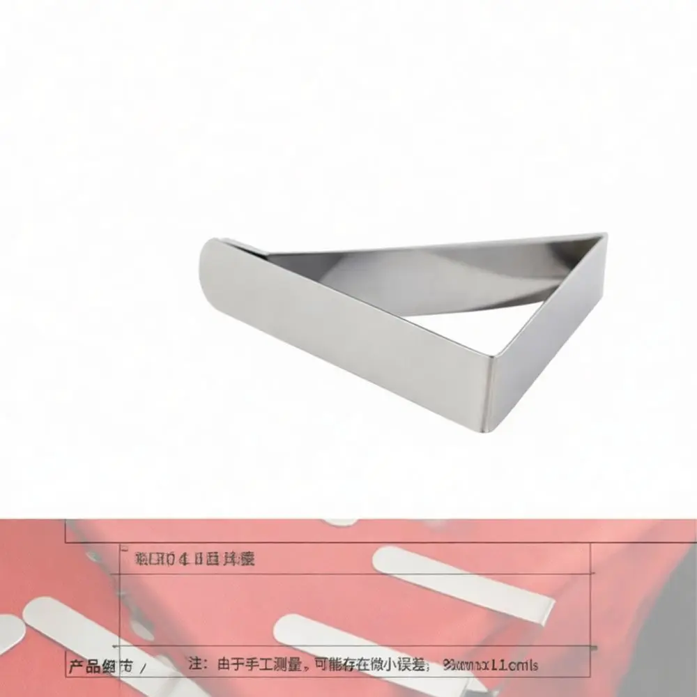 Premium Stainless Steel Tablecloth Clips Triangle Design Adjustable Holder For Indoor Outdoor Dining Table Cover Fix