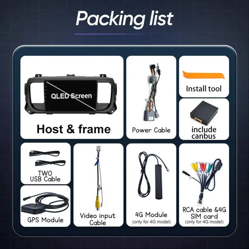 

Android 15 For Citroen Jumpy 3 SpaceTourer For Peugeot Expert 3 For Toyota Proace 2016 - 2021 Android Car Video GPS Navigation