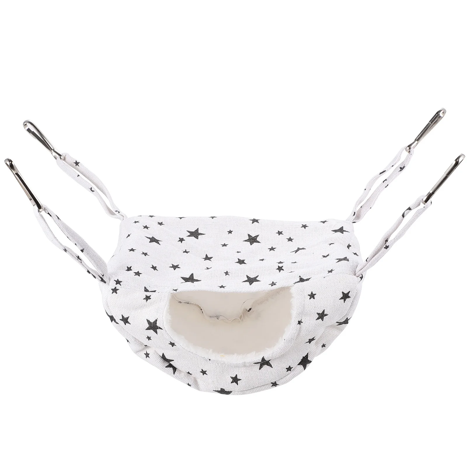 

Hamster Hammock White Warm Hanging Bed Supple Breathable Pet Sleeping Pouch Small Pets Warm Pet Accessory Hamster Hammock