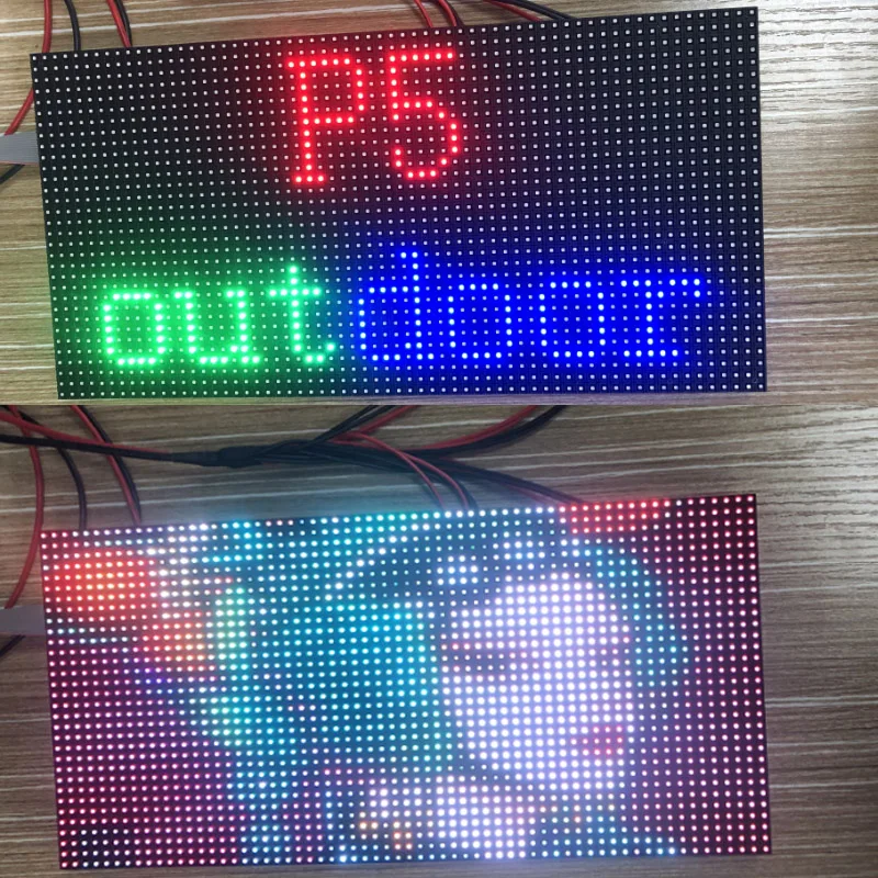 

Outdoor P5 SMD1921 LED Display Module 1/8 Scan 320x160mm Matrix Panel 64x32 Dots