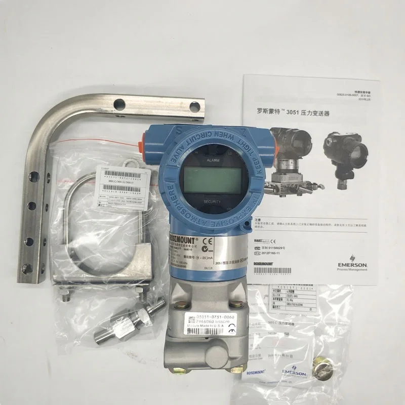 3051 Rosemount Pressure Transducer Emerson 4-20ma Original Pressure Transmitter