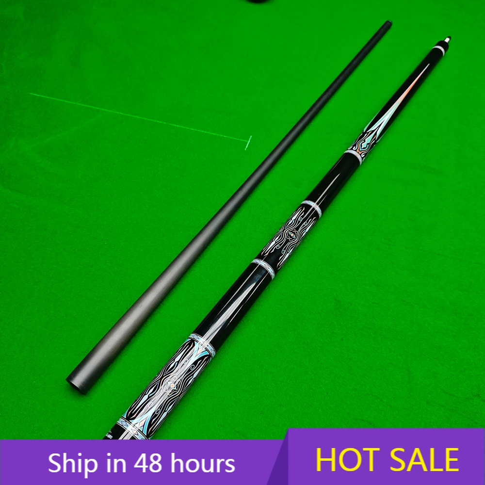 

POWER LEAP Custom 12,5 мм профессиональный карбоновый бильярдный кий 1/2 разделенный прочный изысканный прямой кий из углеродного волокна