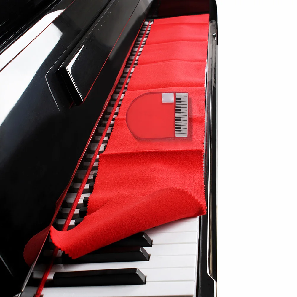 

Piano Cover Maintenance Keyboard Cloth for Soft Bordered Protective Car Cleaning Glove Fiber