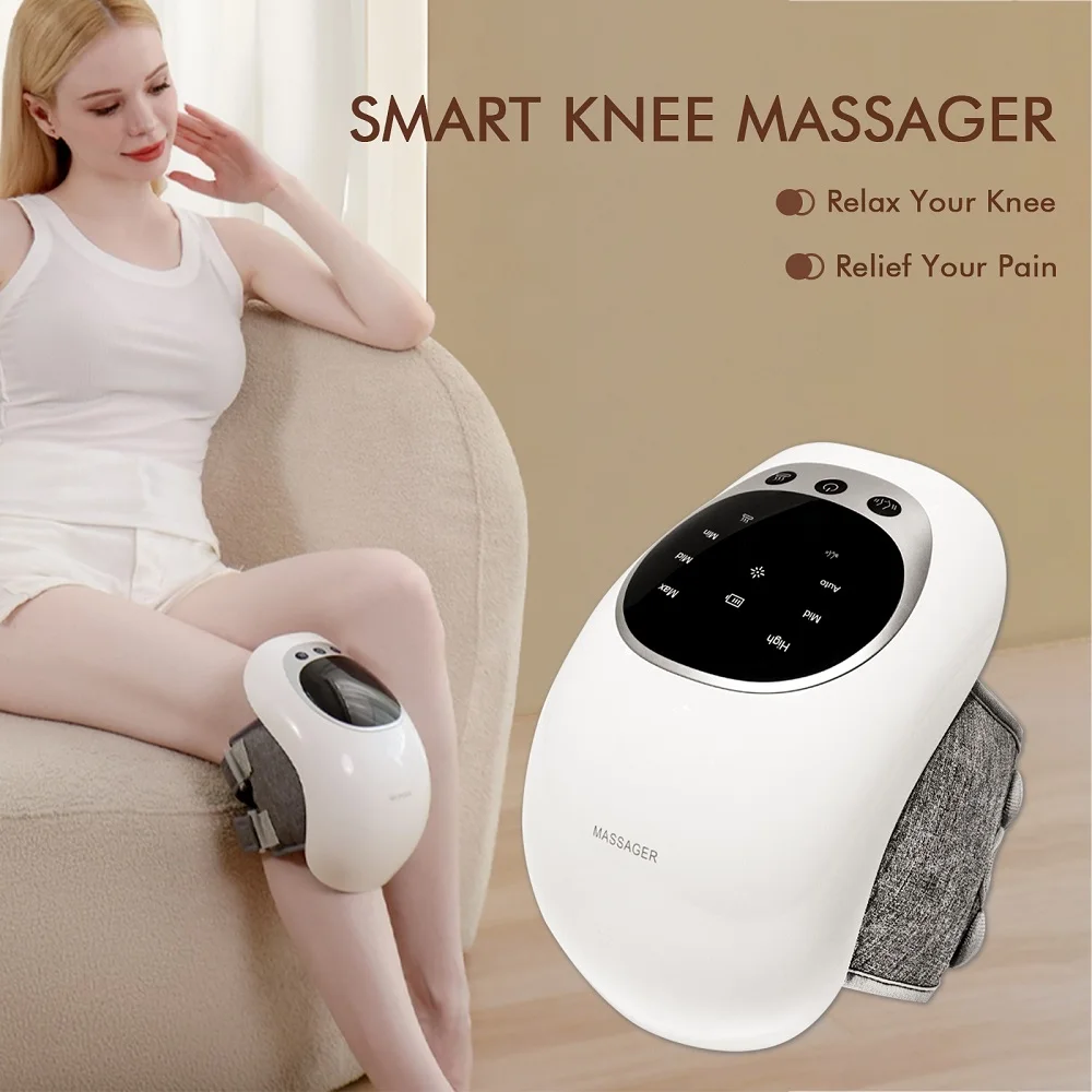 Smart Knee Massage Machine Air Pressure Vibration Knee Cap massaggio alle spalle dell'articolazione del ginocchio e del gomito