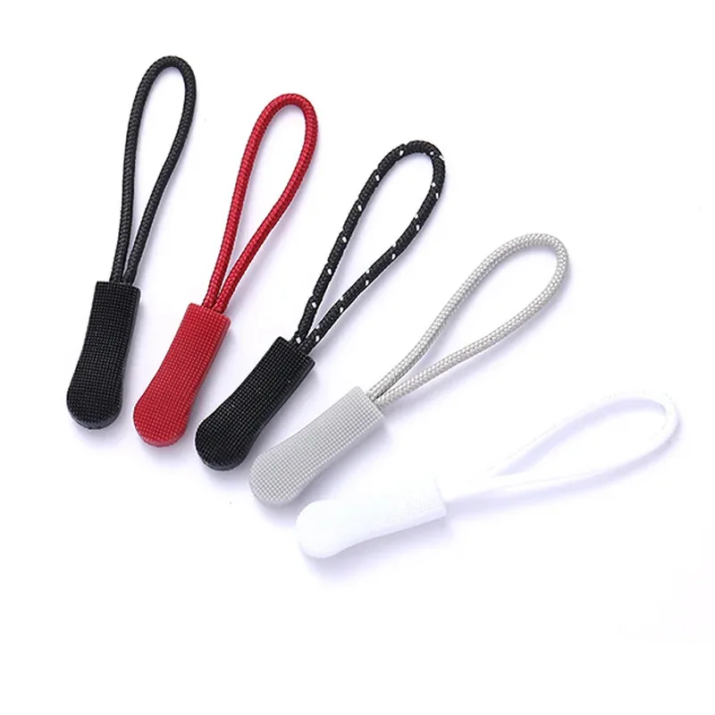 10/30/50pcs Bag Zipper Pulls Colorful Non-Slip Silicone Zip Cord Extensions Suitable For Backpacks Suitcases Wallets Handbags
