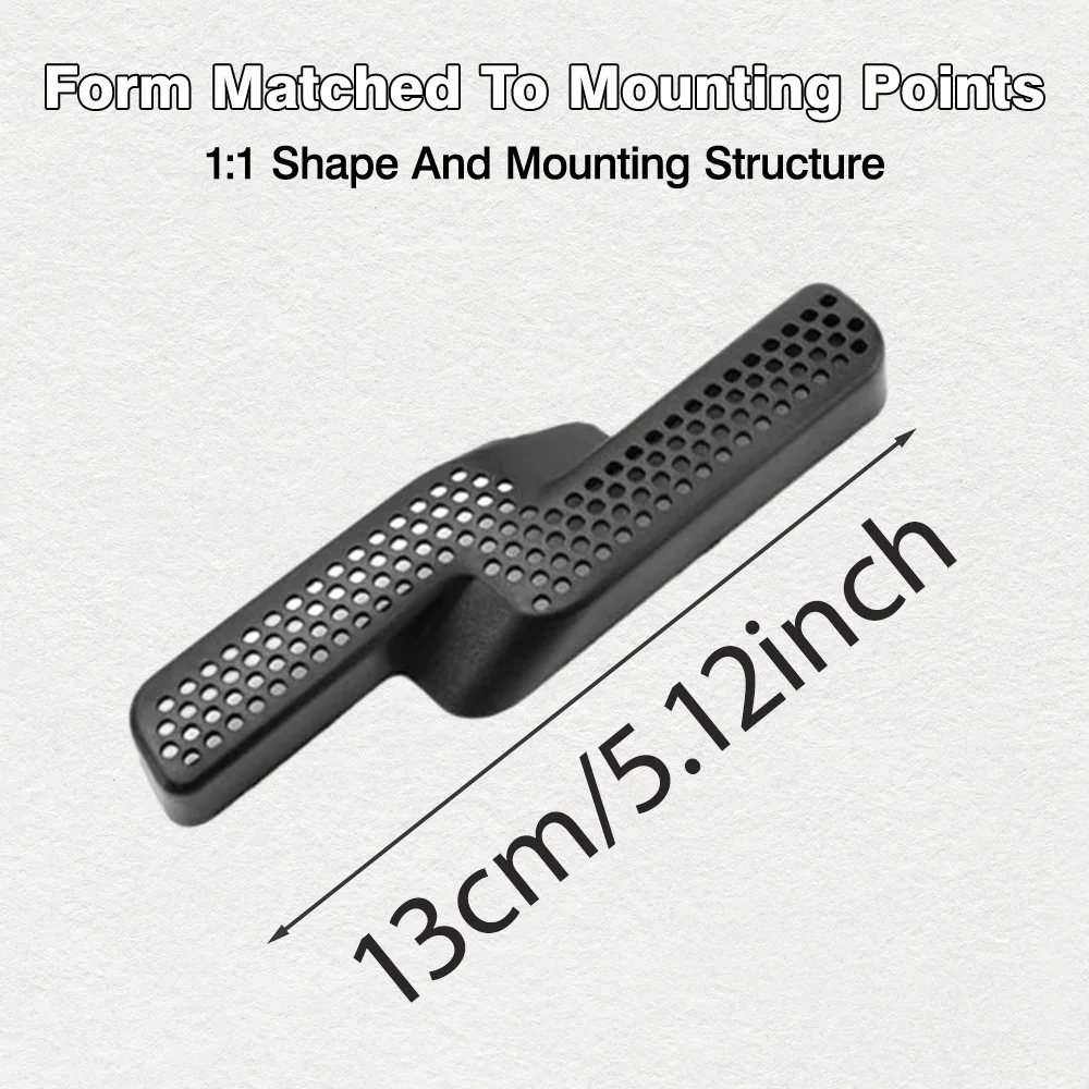 2Pcs Car Rear Under Seat Bottom Air Vent Outlet  Anti-Blocking Dust Cover For BMW MINI Clubman F54 Hatch F55 Countryman F60
