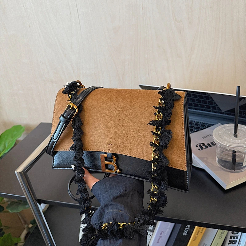 Bolso cruzado minimalista para mujer para salidas de oficina con Material PU mate bolsillo antirrobo ligero estilo moderno