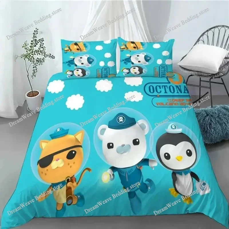 

Cartoon Anime The Octonauts Duvet Cover Pillowcase Bedding Set Boys Girls Bedroom Decoration Children Gift Single Double Size963