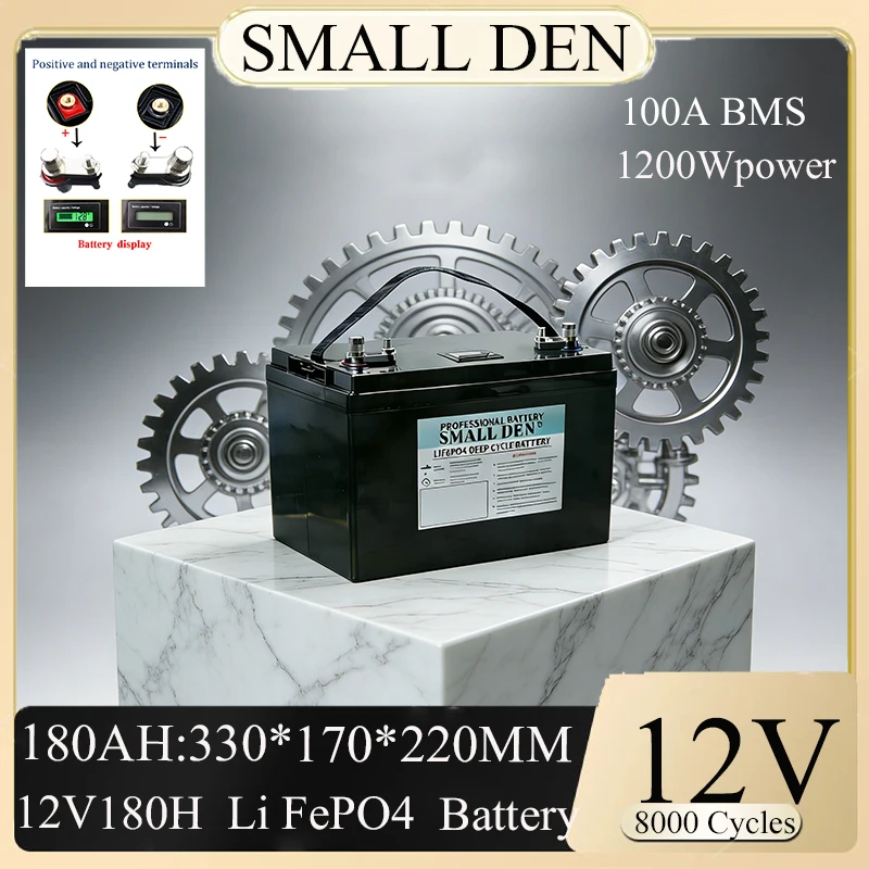 12V 180AH Lifepo4 B…