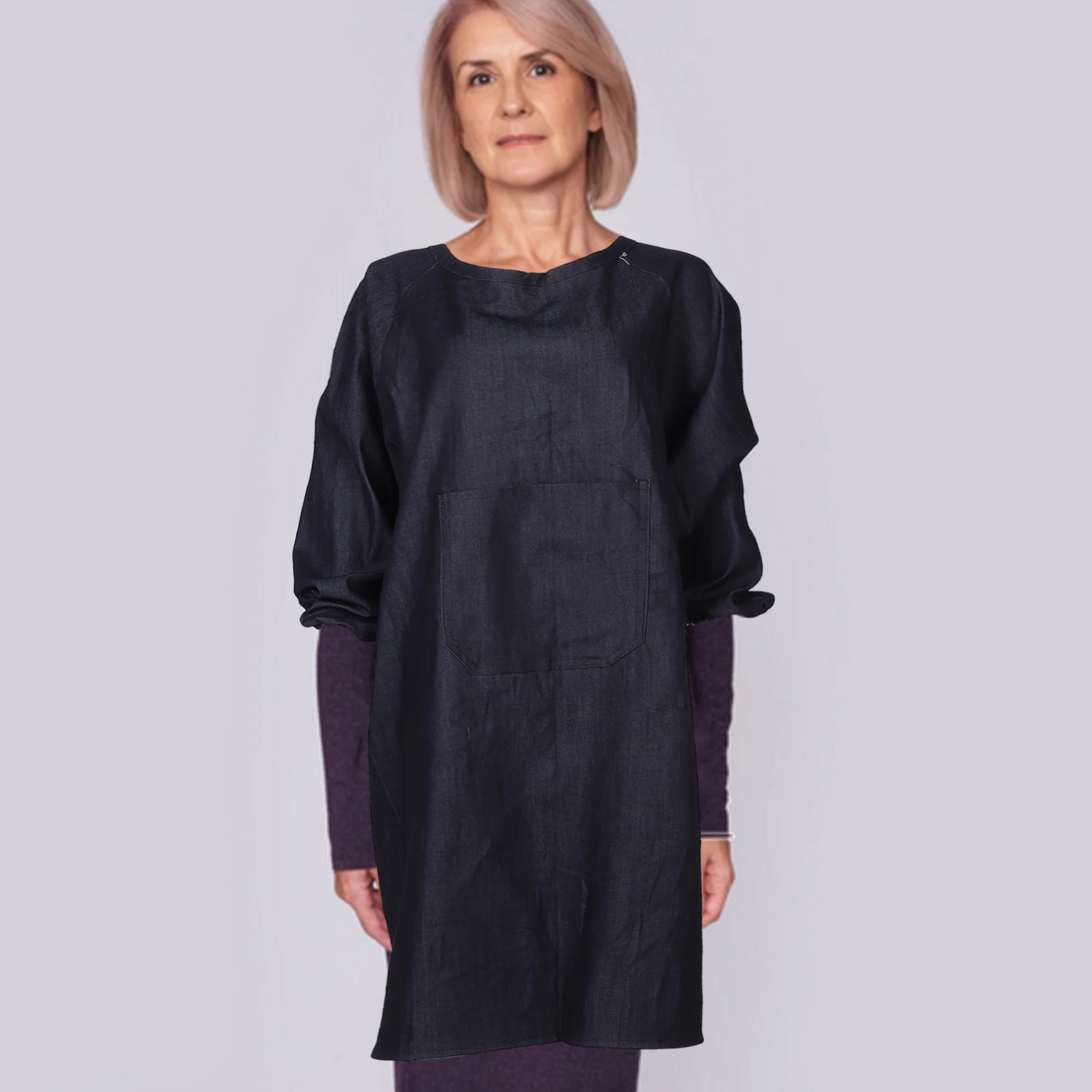 

Thickened Anti-Fouling Work Clothes Long Sleeve Durable Stain-Resistant Fabric Reversible Size for Adults