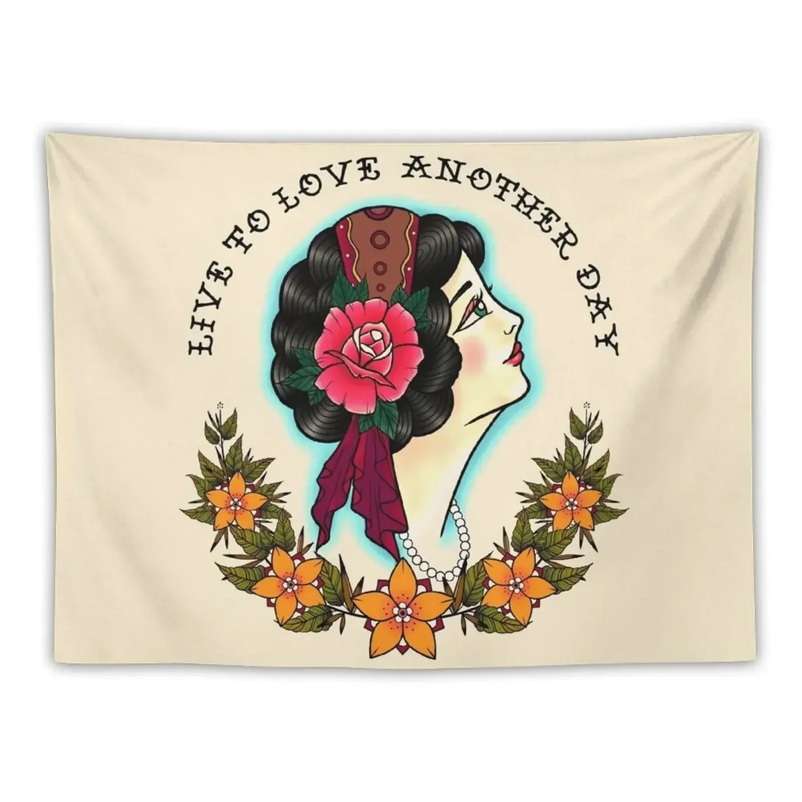 

Live to Love Another Day Tapestry Bedroom Decorations Decoration For Rooms Tapestry