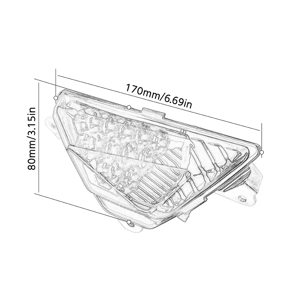 Front Turn Signal Indicator For KAWASAKI NINJA 250 300 400 650 1000 ZX6R 2013-2021 2020 18 Motorcycle Accessories Light
