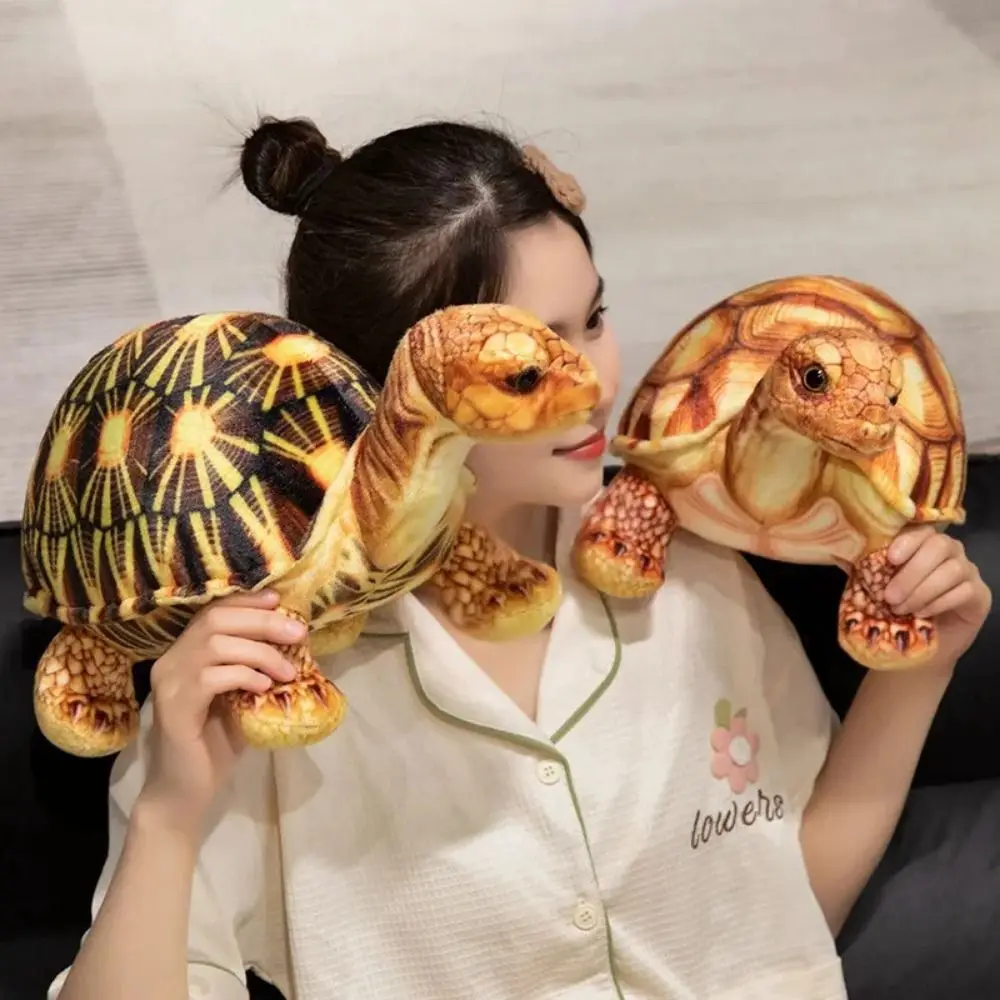 Simulated Turtle Turtle Plush Toy Soft Cartoon Turtle Stuffed Toy 30cm Lifelike Turtle Doll Throw Pillow Kids Gifts