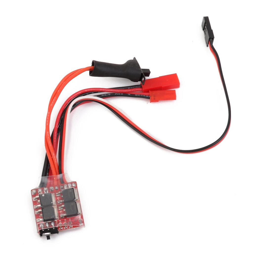 Motor ESC 20A Brushed Speed Controller w/ Brake for RC Car Boat Tank Parts