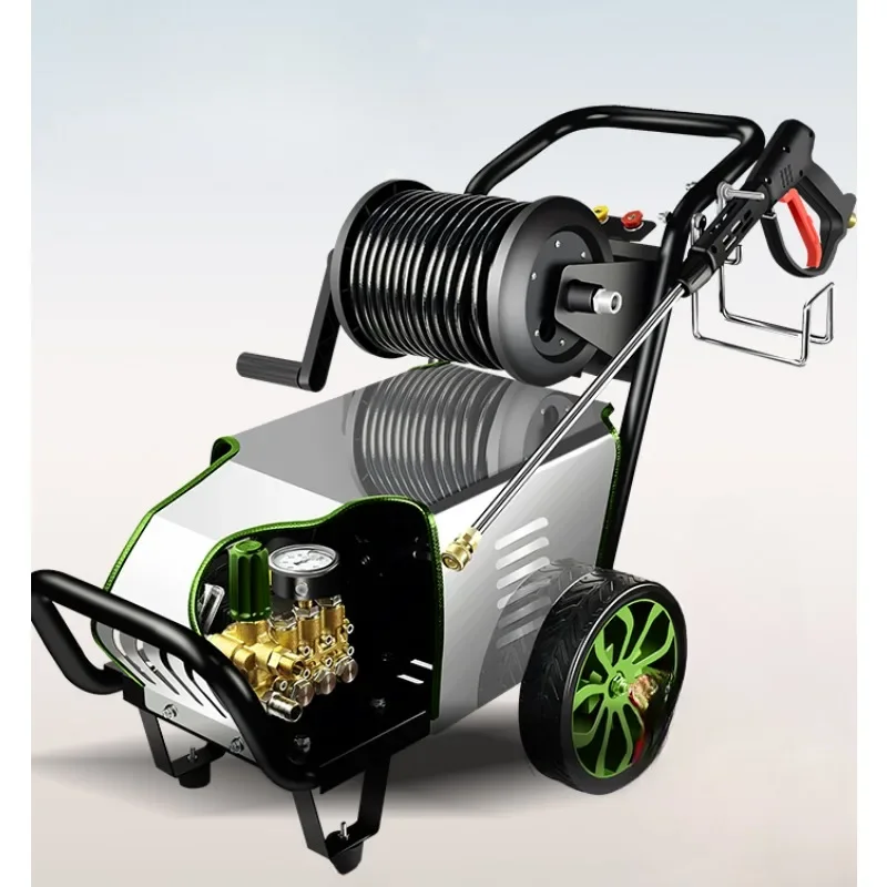 

Black Cat Green Clean Car Wash Shop Car Wash Machine High Pressure Cleaning Machine Industrial Water Pump Strong Brush Car Farm