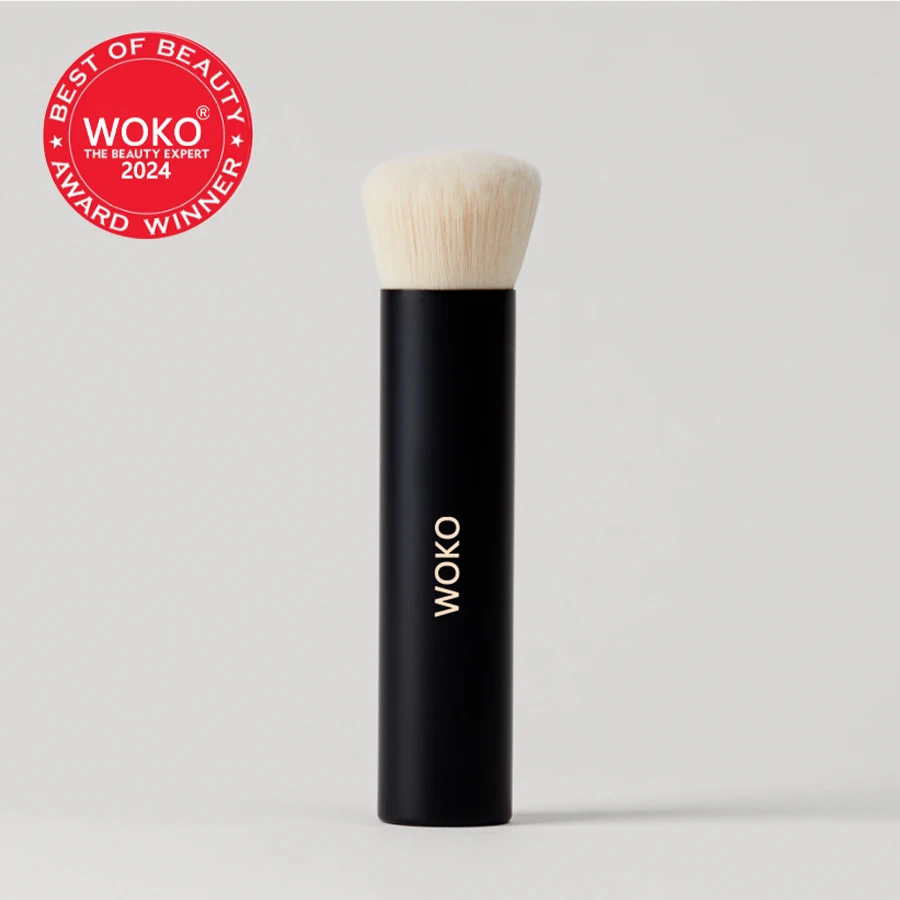 1pcs Oblique Foundation Make-up Brush Angle Round Head Contour Foundation Brush Liquid Foundation Buffing Makeup Tool Portable
