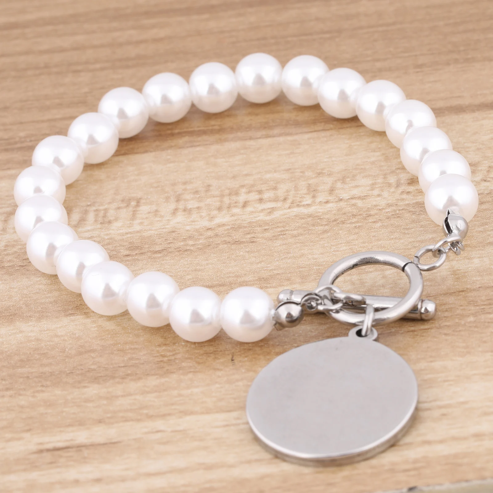 3pcs Stainless Steel Pearl Bracelet Base Blanks 20mm Cabochon Bracelets Bezel Setting Trays Diy Jewelry Making Kit Accessories