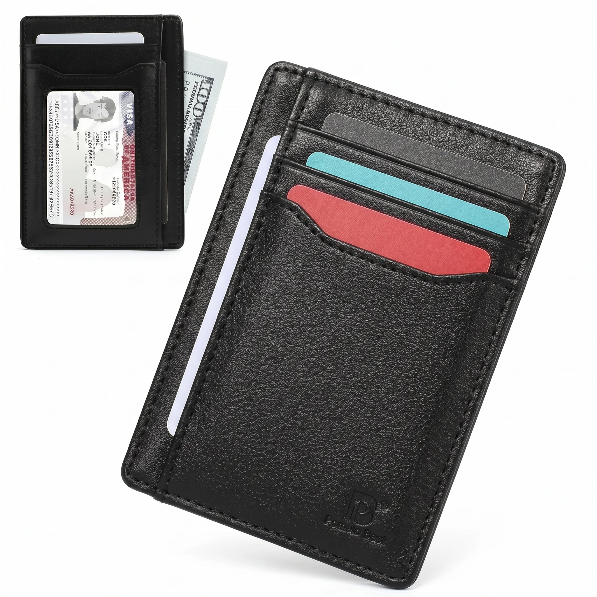 pacsafe credit card sleeve valonic set of 6 RFID blocking sleeves - transparent front, Protector for wallet this credit cards holder and RFID blocking passport holder is thin and lightweight Schembo 16 RFID Blocking Sleeves