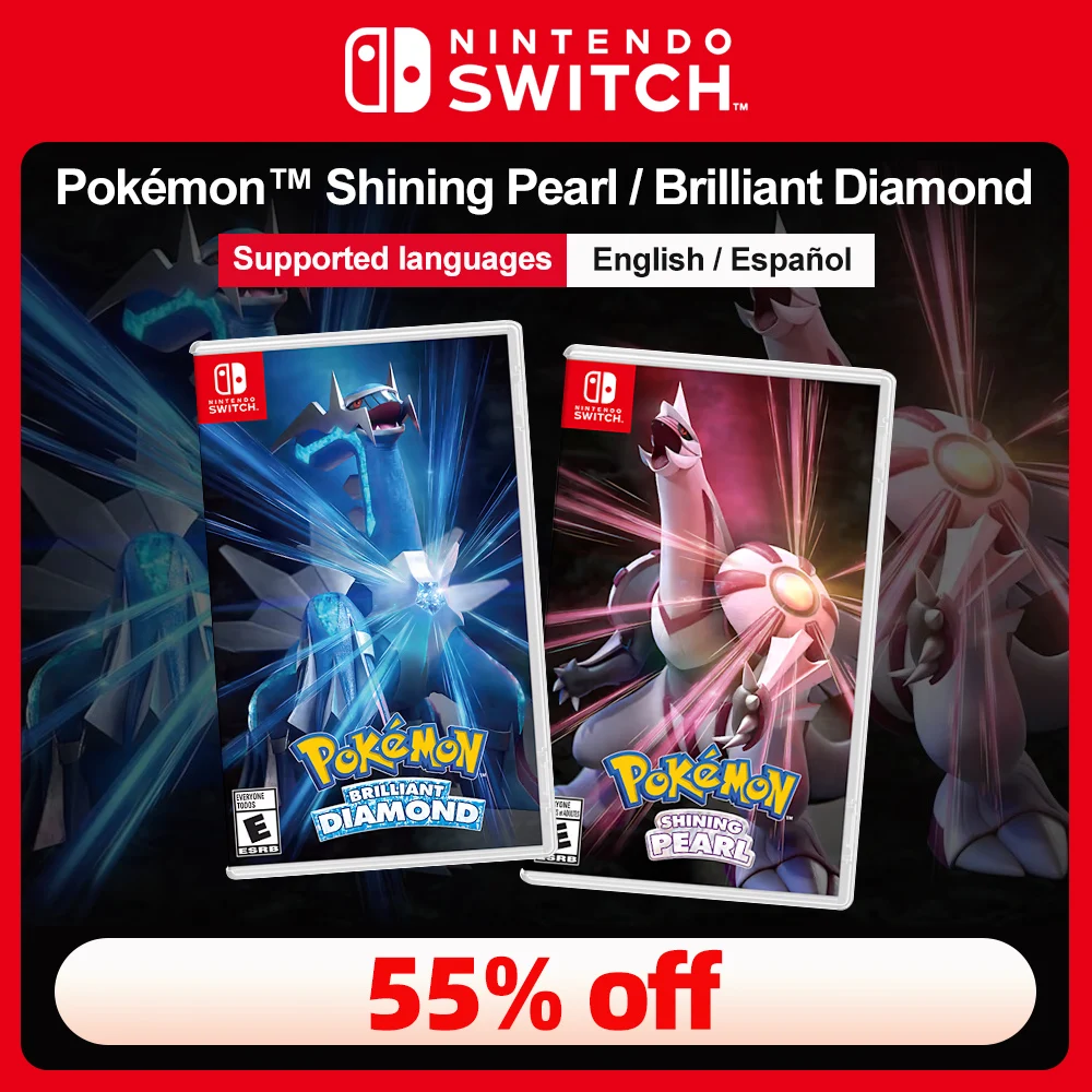 Pokemon Brilliant Diamond Shinning Pearl Nintendo Switch Oferta kart do gier fizycznych 100% oryginalna Genre RPG dla Switch OLED Lite